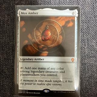 モックスアンバー MTG シングル モックス・アンバー/Mox Amber》[DOM