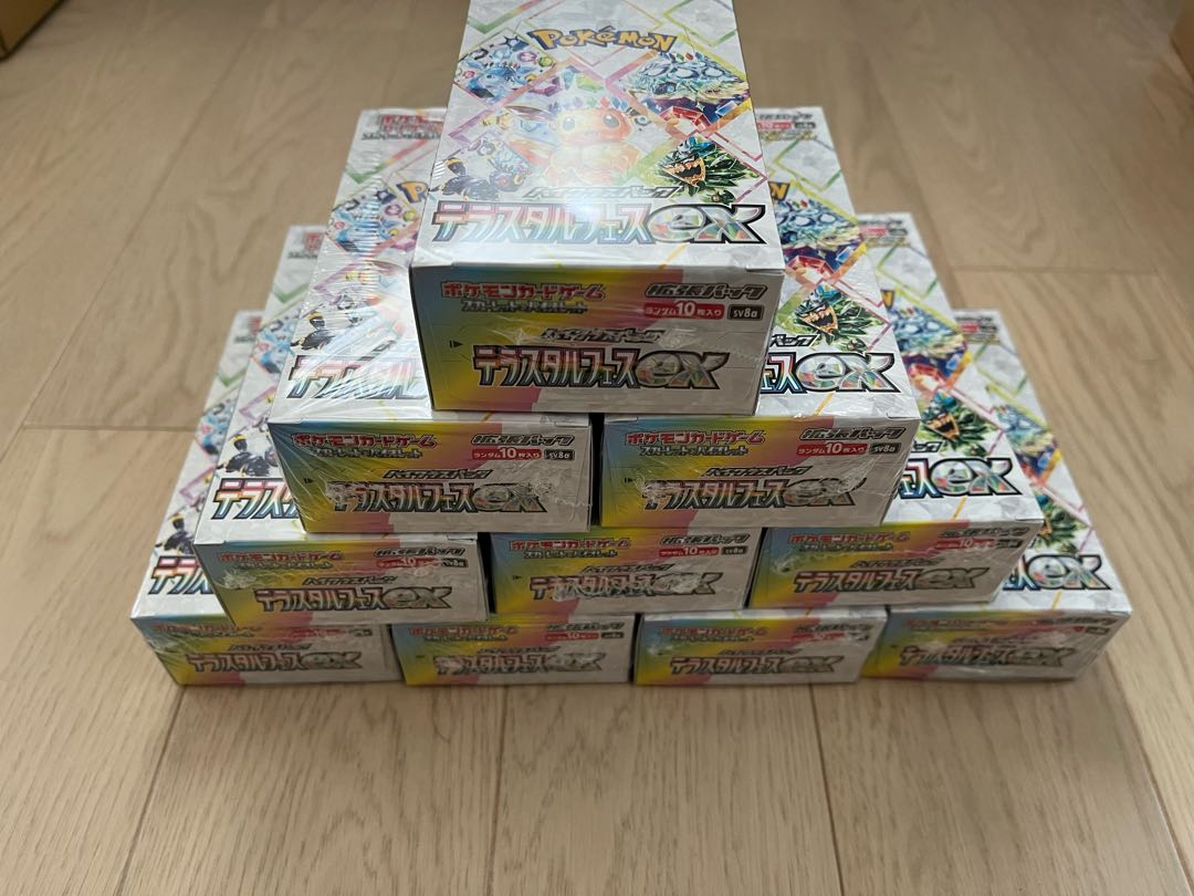 ポケモンカード テラスタルフェス4box シュリンク付き！ シュリンク
