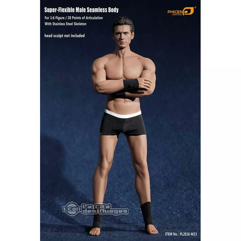 Super Flexible Muscular Male Seamless Body PL2016-M33 30cm 1/6