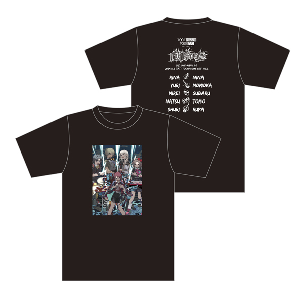 ガールズバンドクライ】3rdライブ Tシャツ: アパレル・バッグ｜東映