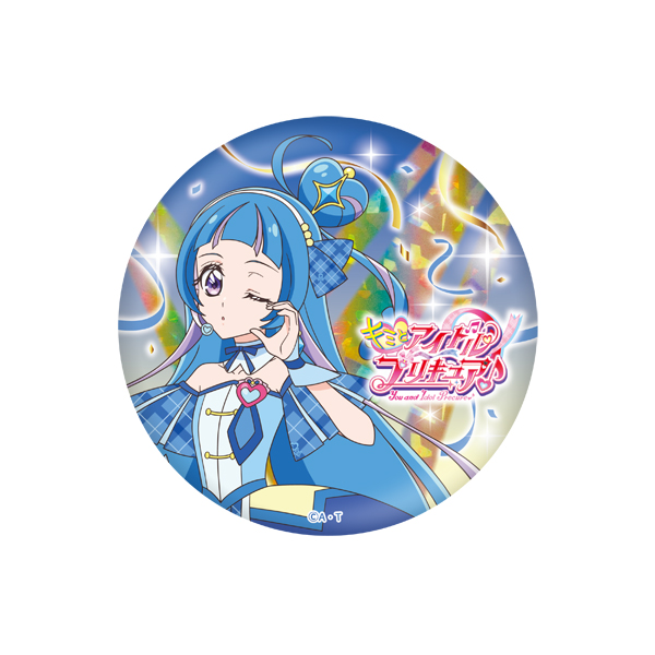 キミとアイドルプリキュア♪】キラキラ缶バッジ（キュアウインク