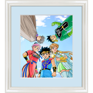 ダイの大冒険】キャラファイングラフ 額装複製原画 1990年 週刊少年
