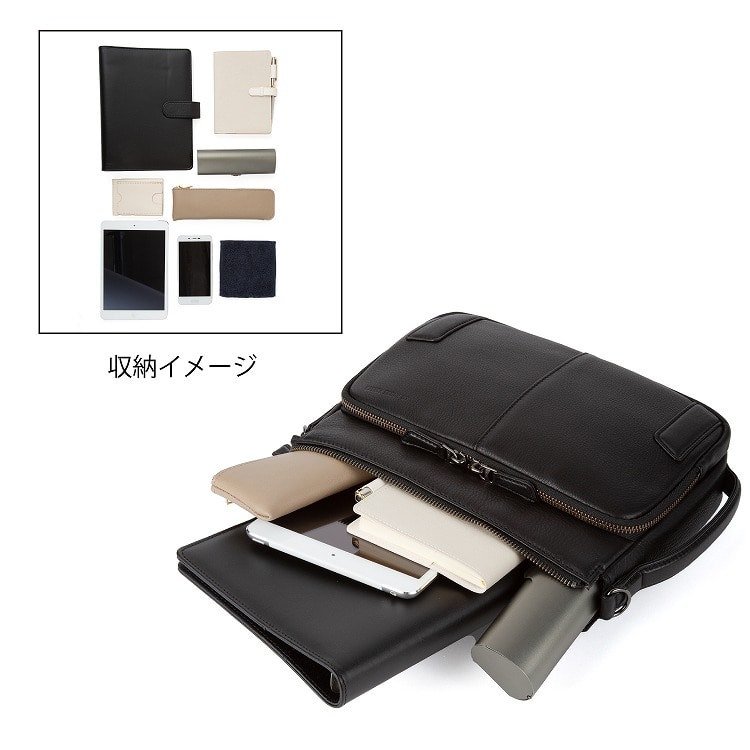 LO HOMME PRESSE／ロ・オム・プレッセ アルカイックソフト 本革 横型