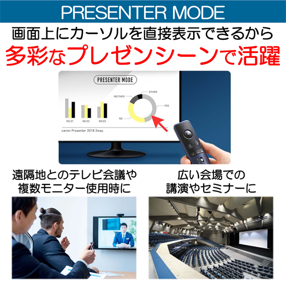 抗菌仕様】キヤノンポインター プレゼンター PR1-HY ハイブリッドタイプ