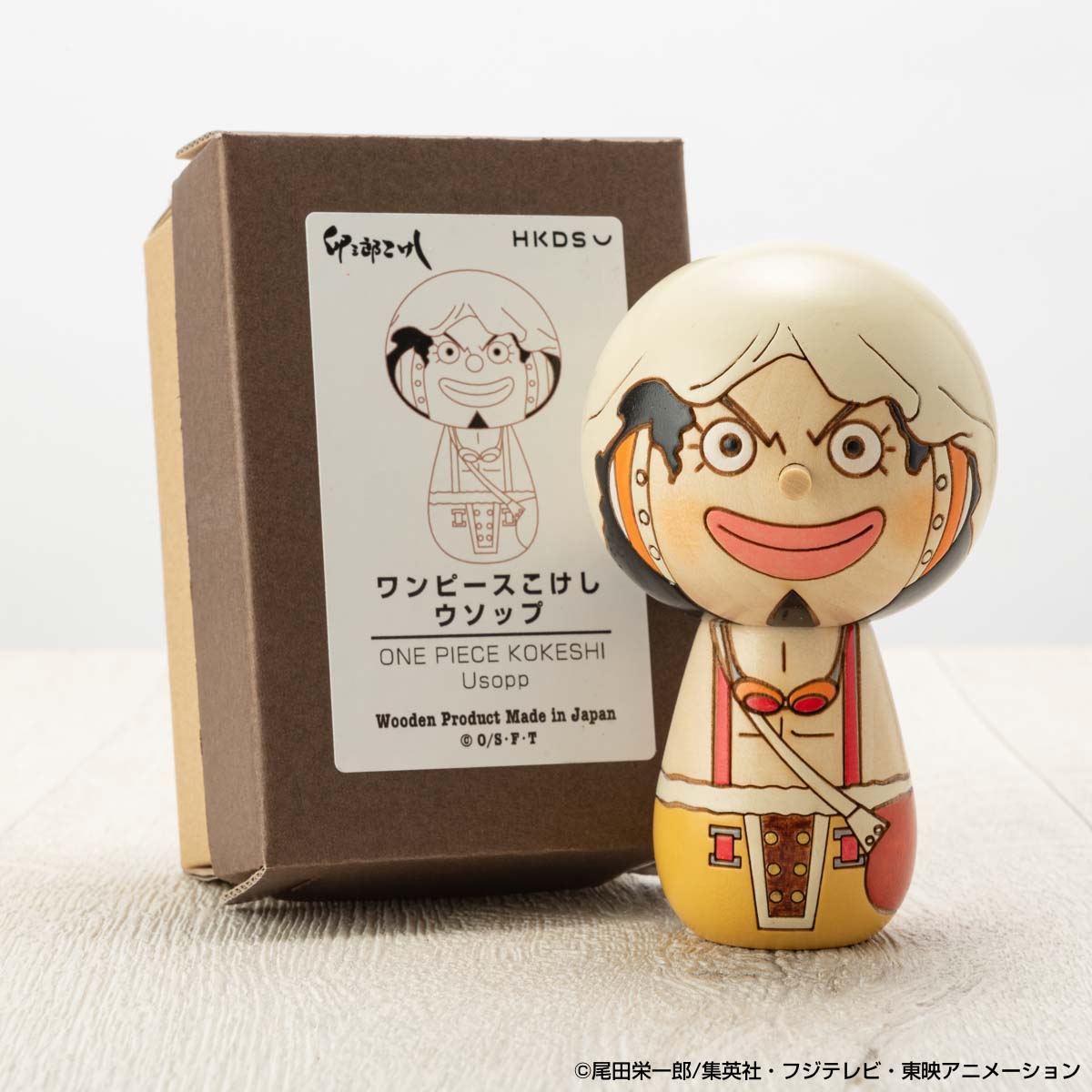 ワンピースこけし [ウソップ] by 卯三郎こけし – ヒキダシストア