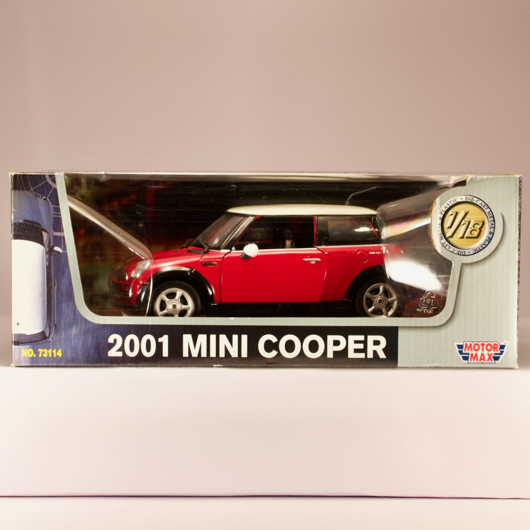 ミニカー モーターマックス（MOTORMAX）ミニクーパー 2001 mini cooper