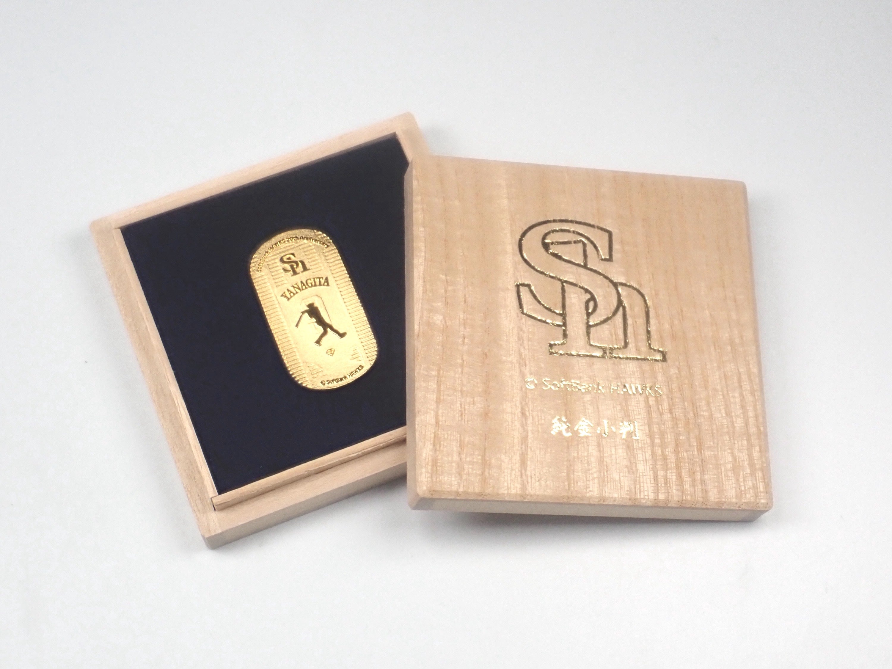 最終販売》ソフトバンクホークス誕生20周年記念「純金小判」 （10g）