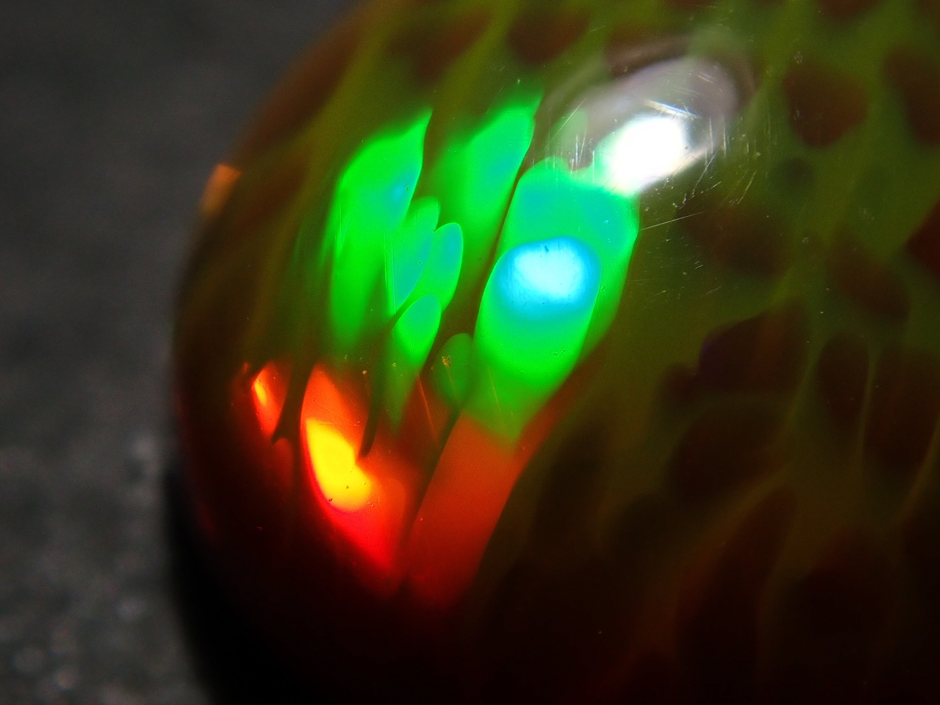 天然ハニカムオパール 特大9.252ct サイズ20.5-14.4-5.3mm 天然