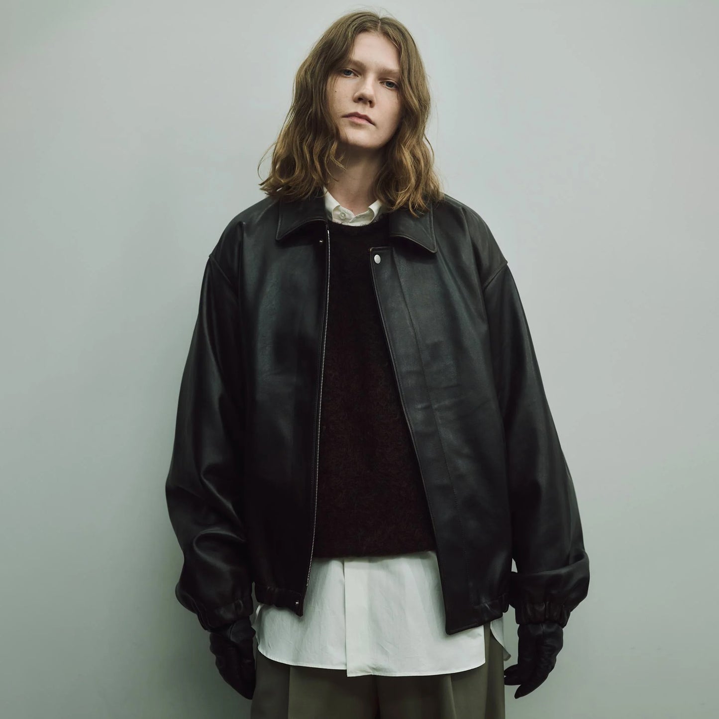 LEATHER ZIP SHORT JACKET – OBLIGE