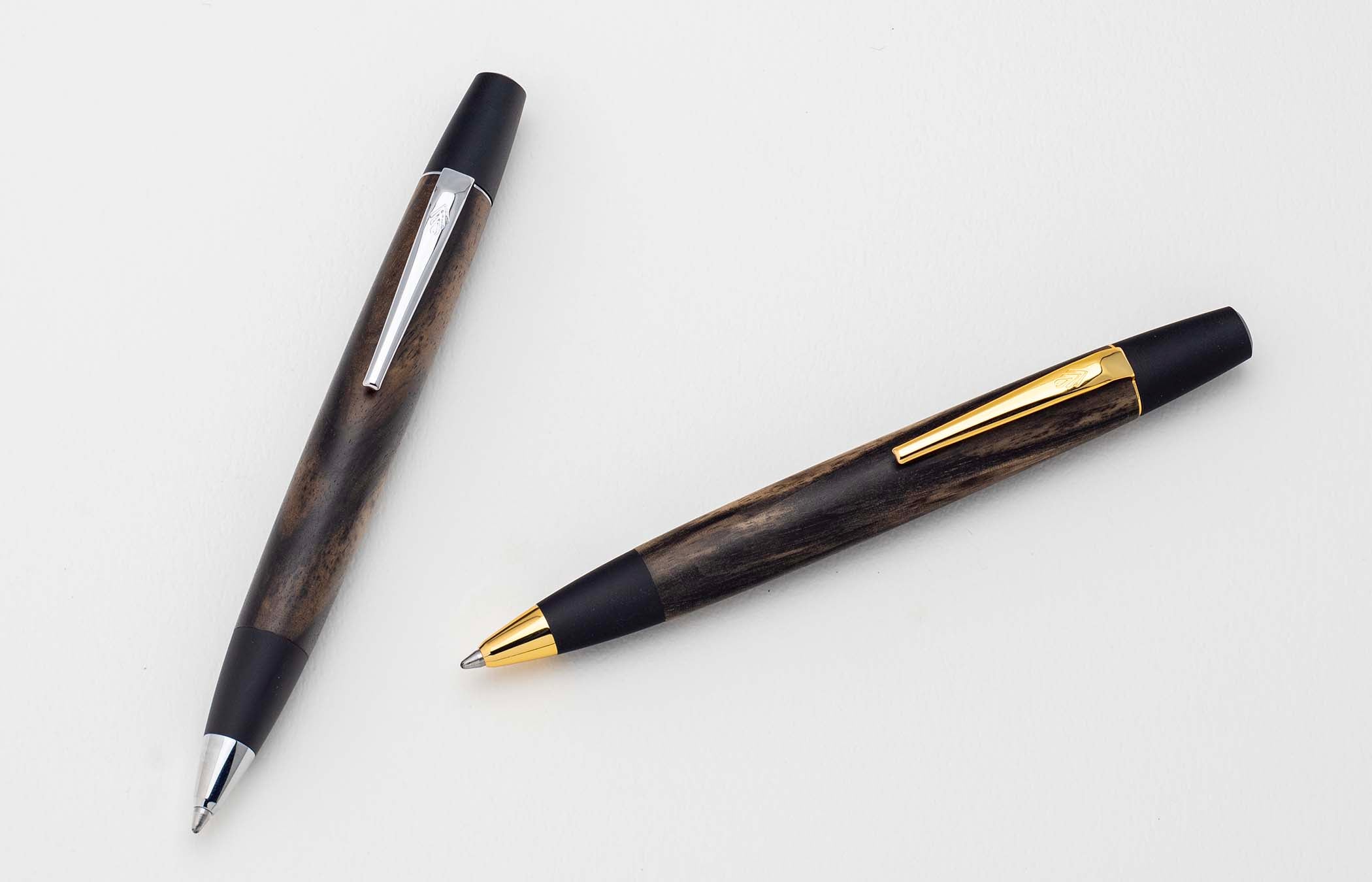 野原工芸 特上黒柿 特上黒柿のボールペン・スタンダード – 野原工芸