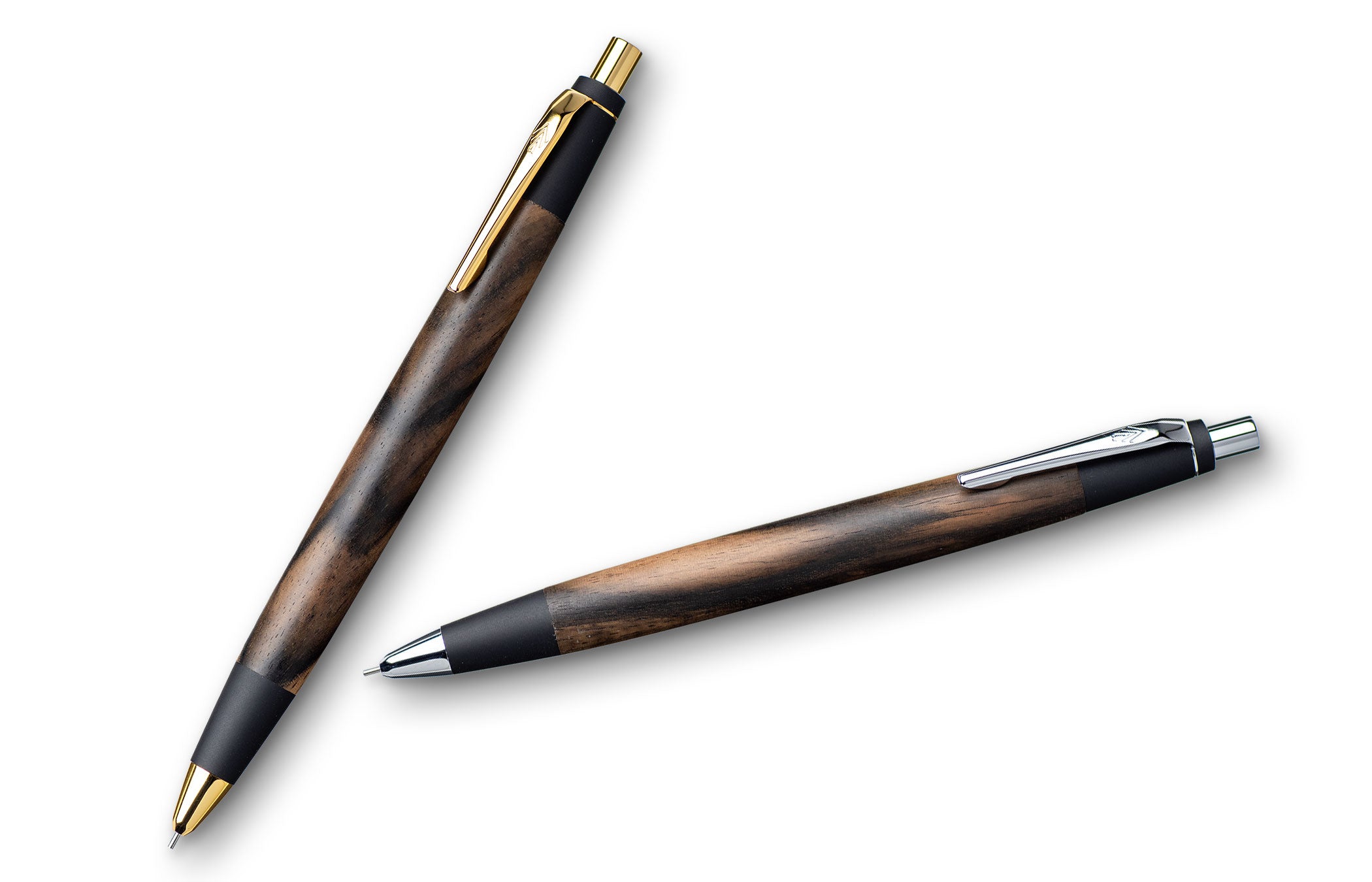 上杢】ボナンペン 欅 シャープペンシル 真鍮金具0.5mm 真鍮 ボナン 欅