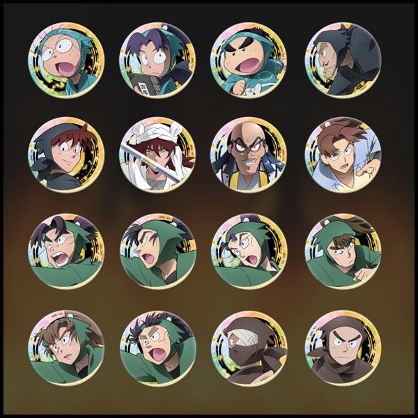 善法寺伊作 忍たま乱太郎 ドクタケ忍者隊最強の軍師 フェイスバッジ