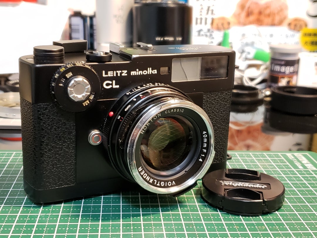 LEITZ minolta CL 軍艦カバー なかなか美品 LEITZ minolta CL 軍艦