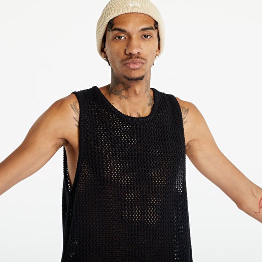 Vests Stüssy O'Dyed Mesh Tank UNISEX Solid Black (117126 solid