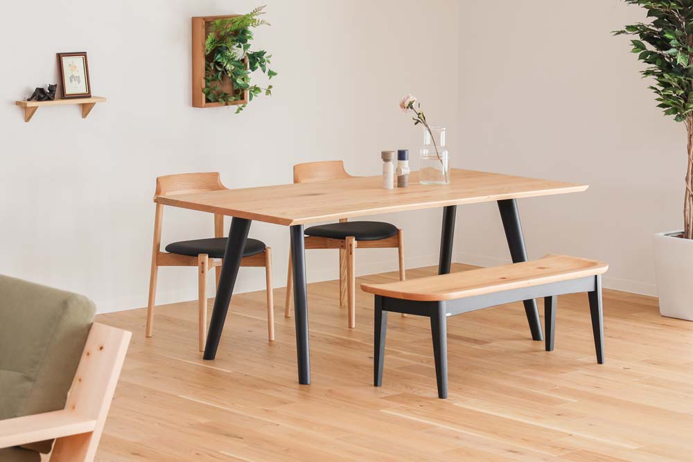 ibata直営 Ritz リッツ テーブル木脚｜TABLE｜飛騨の家具/国産家具