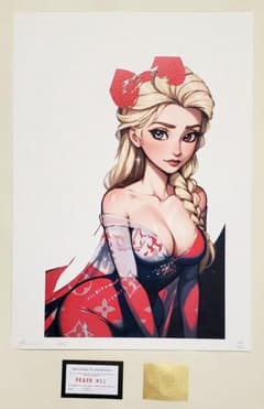 DEATH NYC エルサ ① アナと雪の女王 100枚限定 ポスター - メルカリ