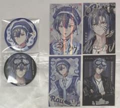 にじさんじ 小柳ロウ ぎゃうるふ チェキ風カード 缶バッジ - メルカリ