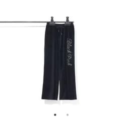 LIVE会場限定】BLACKPINK ベロアロングパンツ（BLACK）Lサイズ - メルカリ