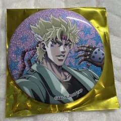 ジョジョワールド ジョジョの奇妙な冒険 シーザー グリッター 缶バッジ
