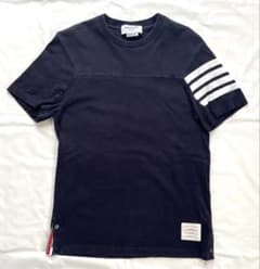 か*や様 THOM BROWNE トムブラウン ネイビー Tシャツ イタリー製