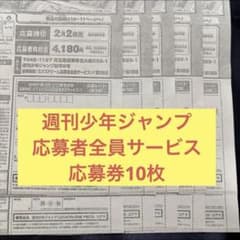 週刊少年ジャンプ 応募者全員サービス レカフィグ コアラ 応募券 10枚
