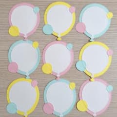 メッセージカード 風船 NO.1 クラフトパンチ 550円 - メルカリ