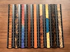 カスタム定規】15cmオーダーページ アルミアンドウッド定規 木軸ペン