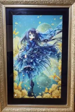 アールビバン 版画 ぱん「向日葵色の笑顔」 ミクスドメディア