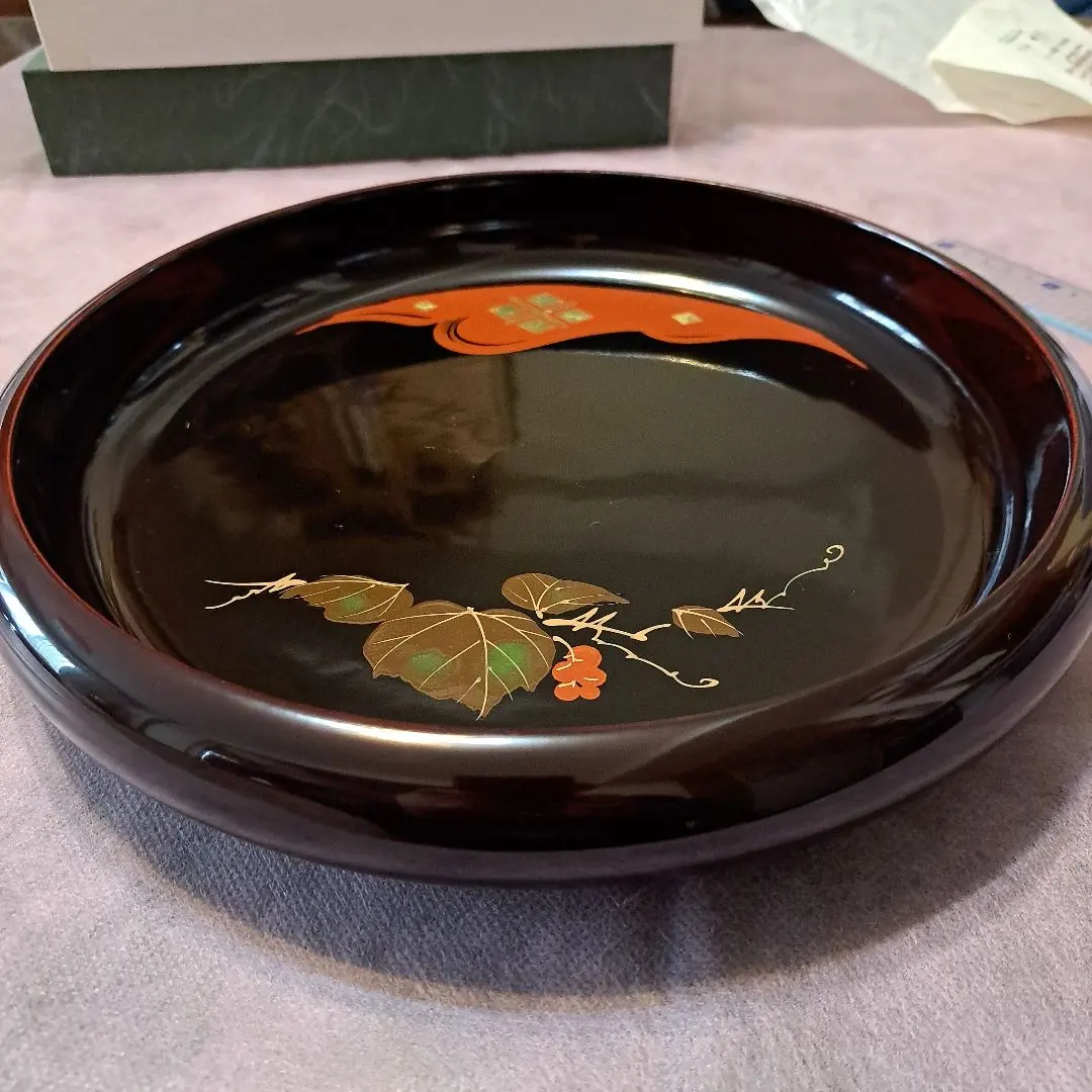 高級美品】漆器皿額皿秀衡塗