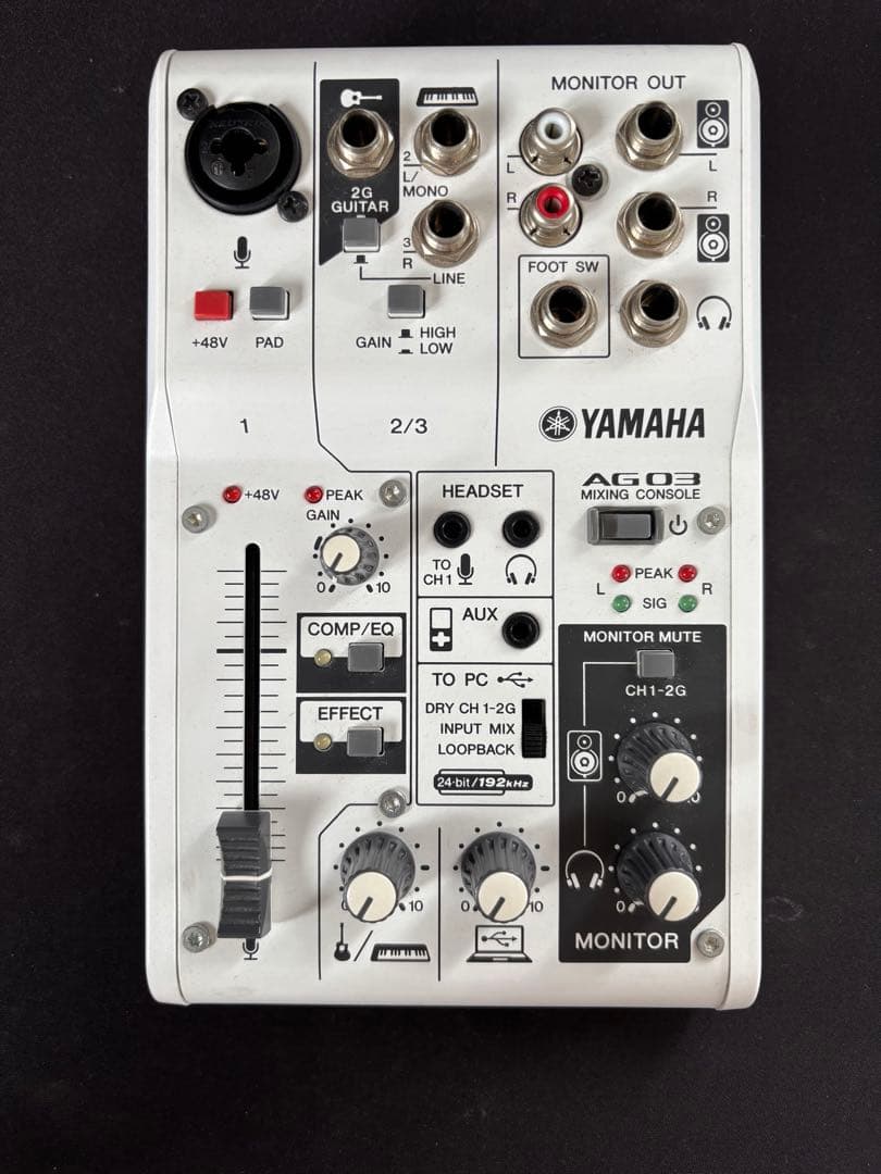 Yamaha AG03 USBオーディオインターフェース