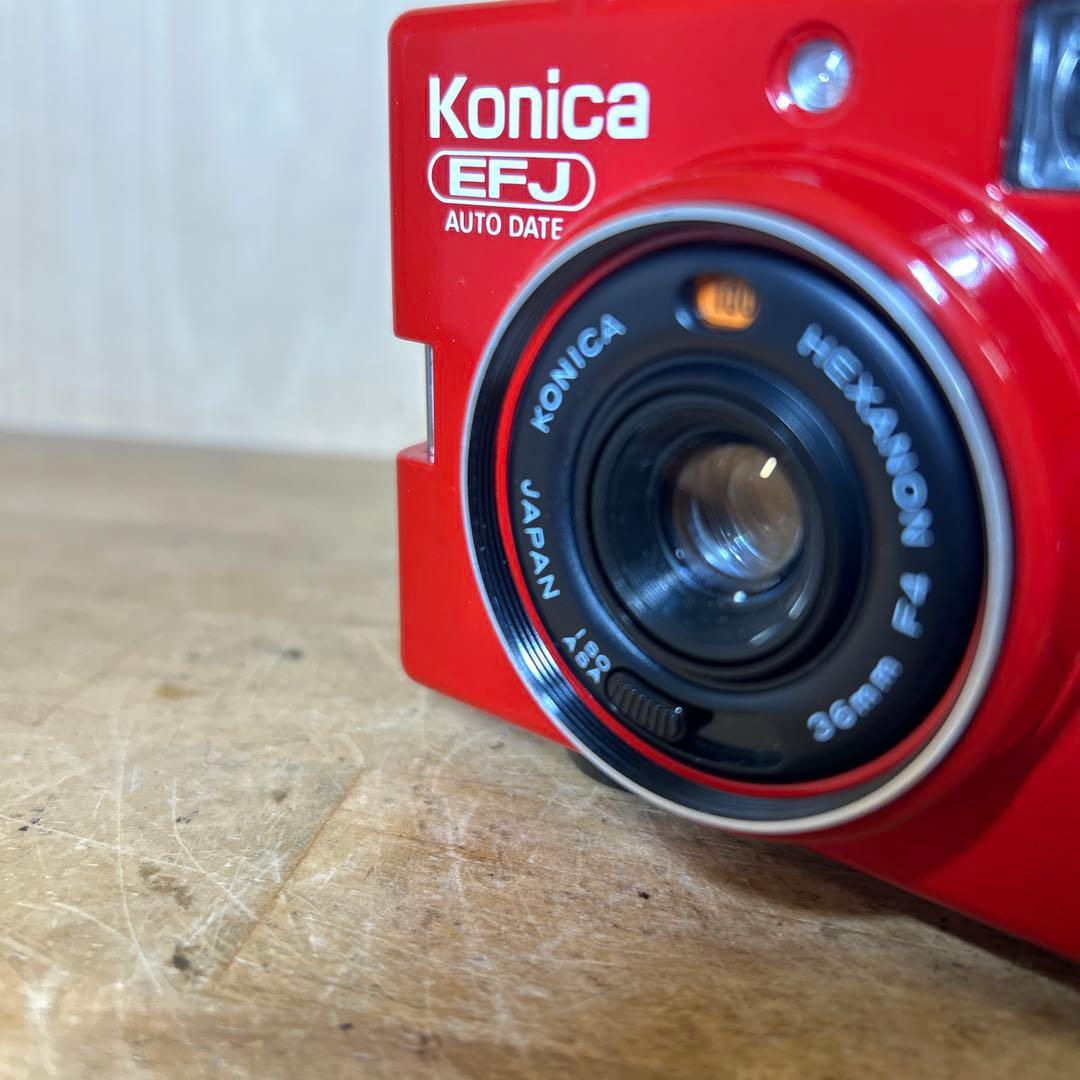 Konica EFJ Auto Date レッド 完動極美品 - メルカリ