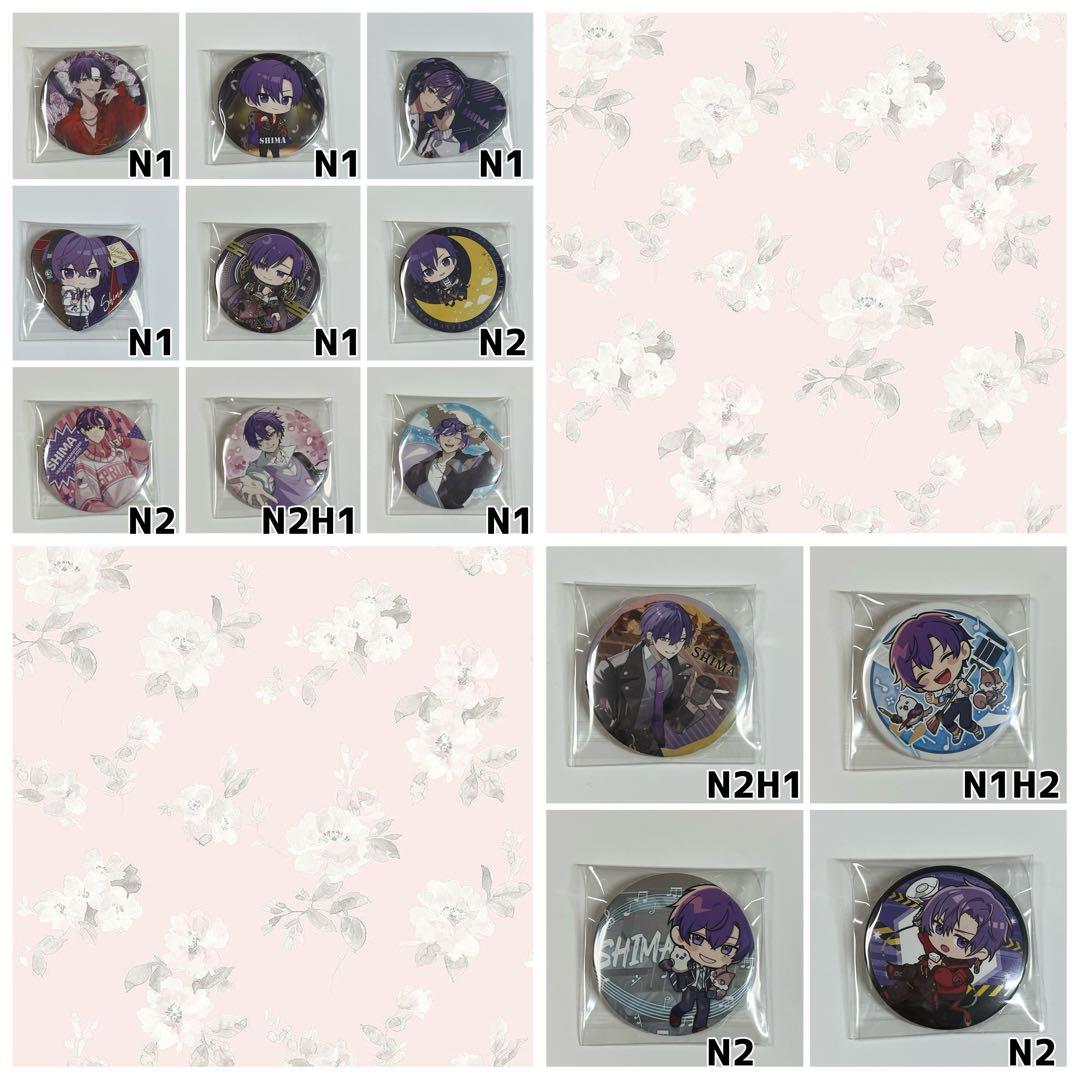 浦島坂田船 志麻 缶バッジ