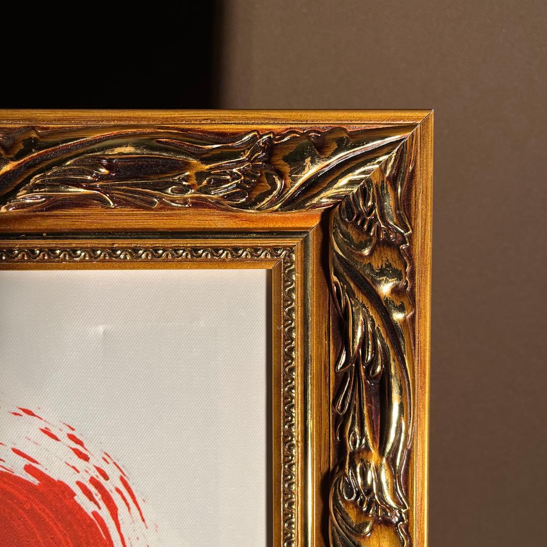 キャンバス プリントアート ハート 絵画 額付 インテリア