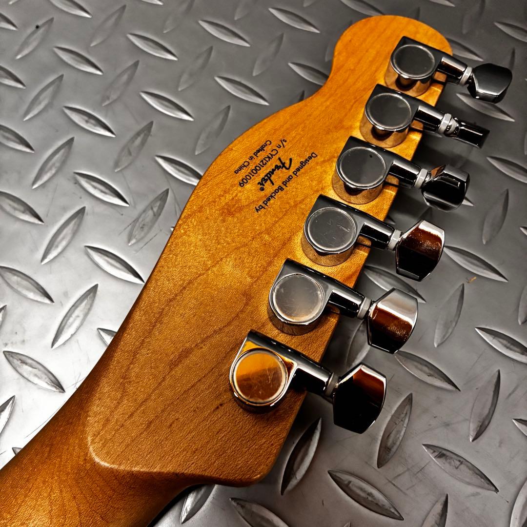 Squier TELECASTER DELUXE ブラック 純正ソフトケース付属