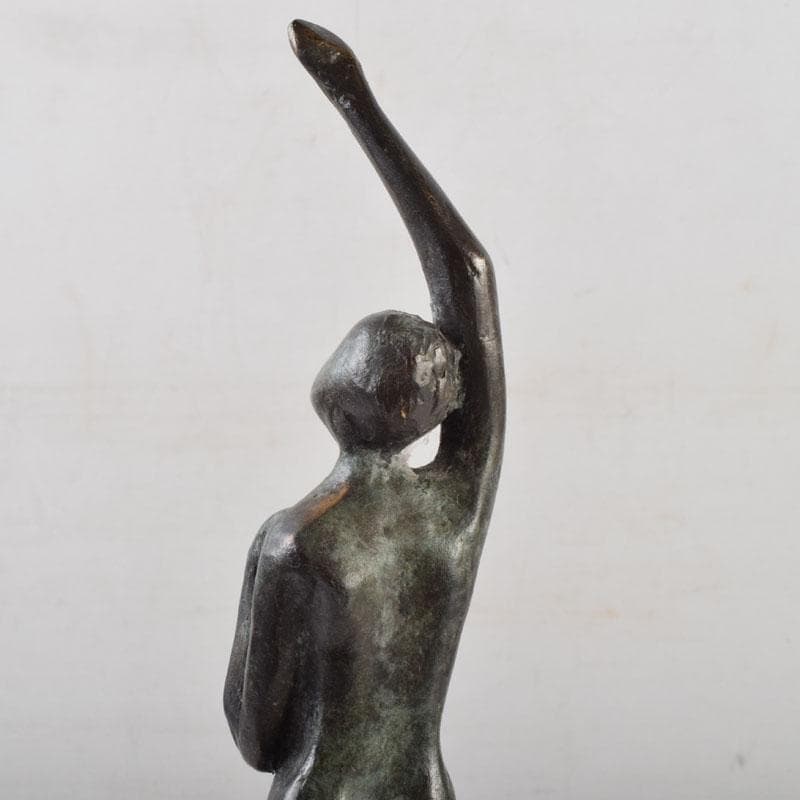 ブロンズ像 裸婦像 女性像 置物 約1.2kg C 9070