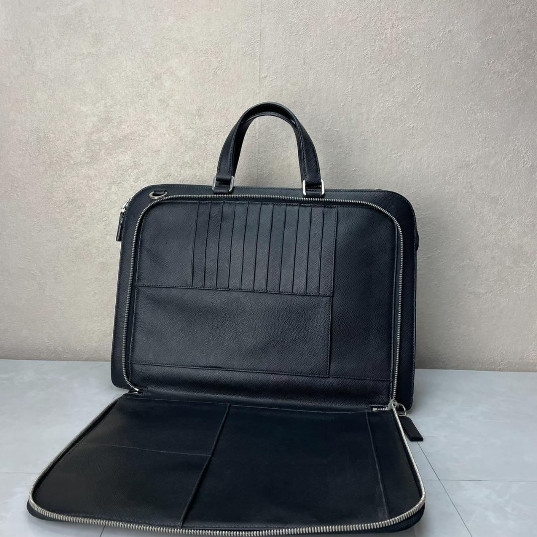 PRADA ビジネスバッグ プラダ 2way ハンドバッグ VR0078 黒