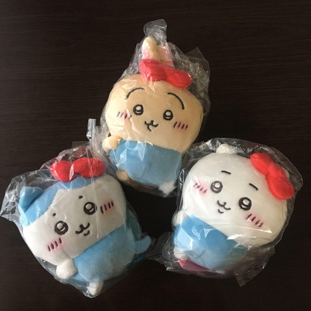 ちいかわハローキティ持ちますマスコット3種セット