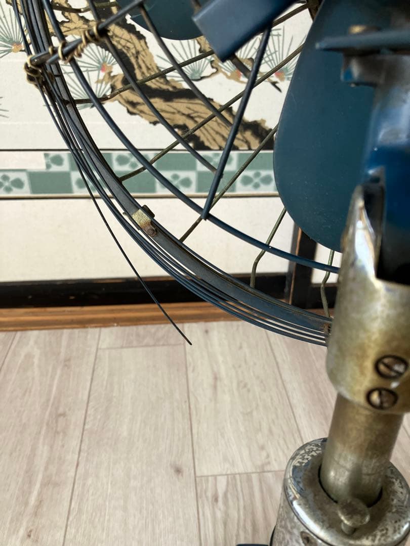 希少 FUJIDENKI レトロ 扇風機 サイレントファン アンティーク 稼動品