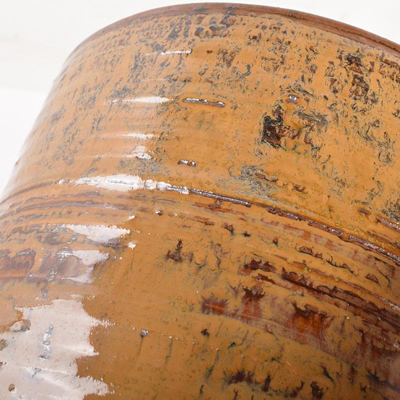 高取焼亀井味楽造耳付水指漆塗蓋付裏千家十四代淡々斎極箱MR7542