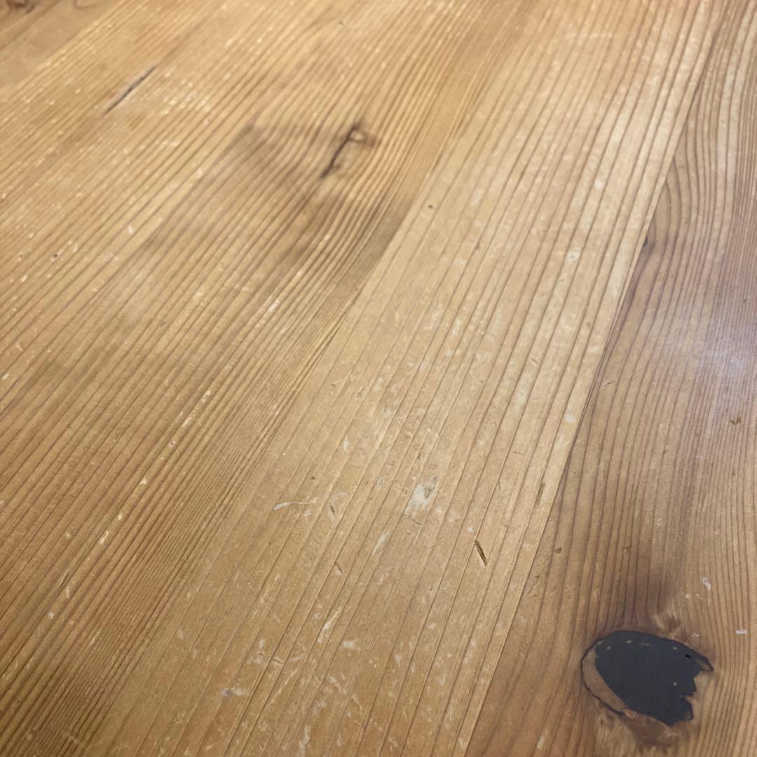 特大　W248㎝　無垢　杉　ダイニングテーブル　ナガノインテリア