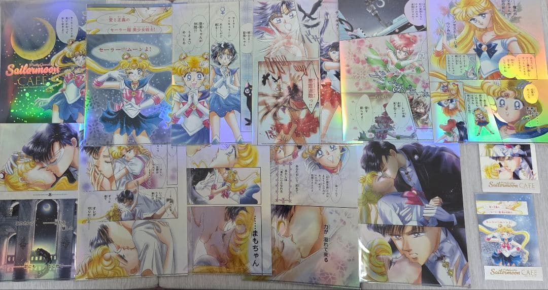 13点 クリアファイル ポストカード セーラームーン カフェ