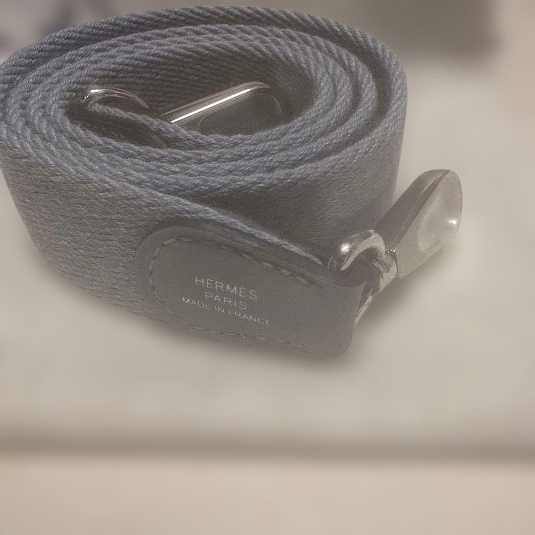 新品 エルメス ミニ エブリン TPM グリパンタン K刻印 グレー系 ミニエブ