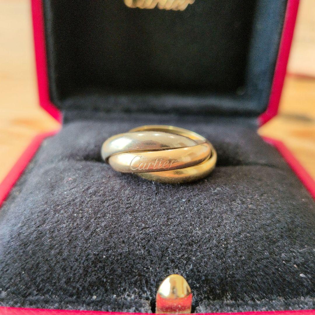 ま*め様 Cartier Au750 リング サイズ50 OAW272