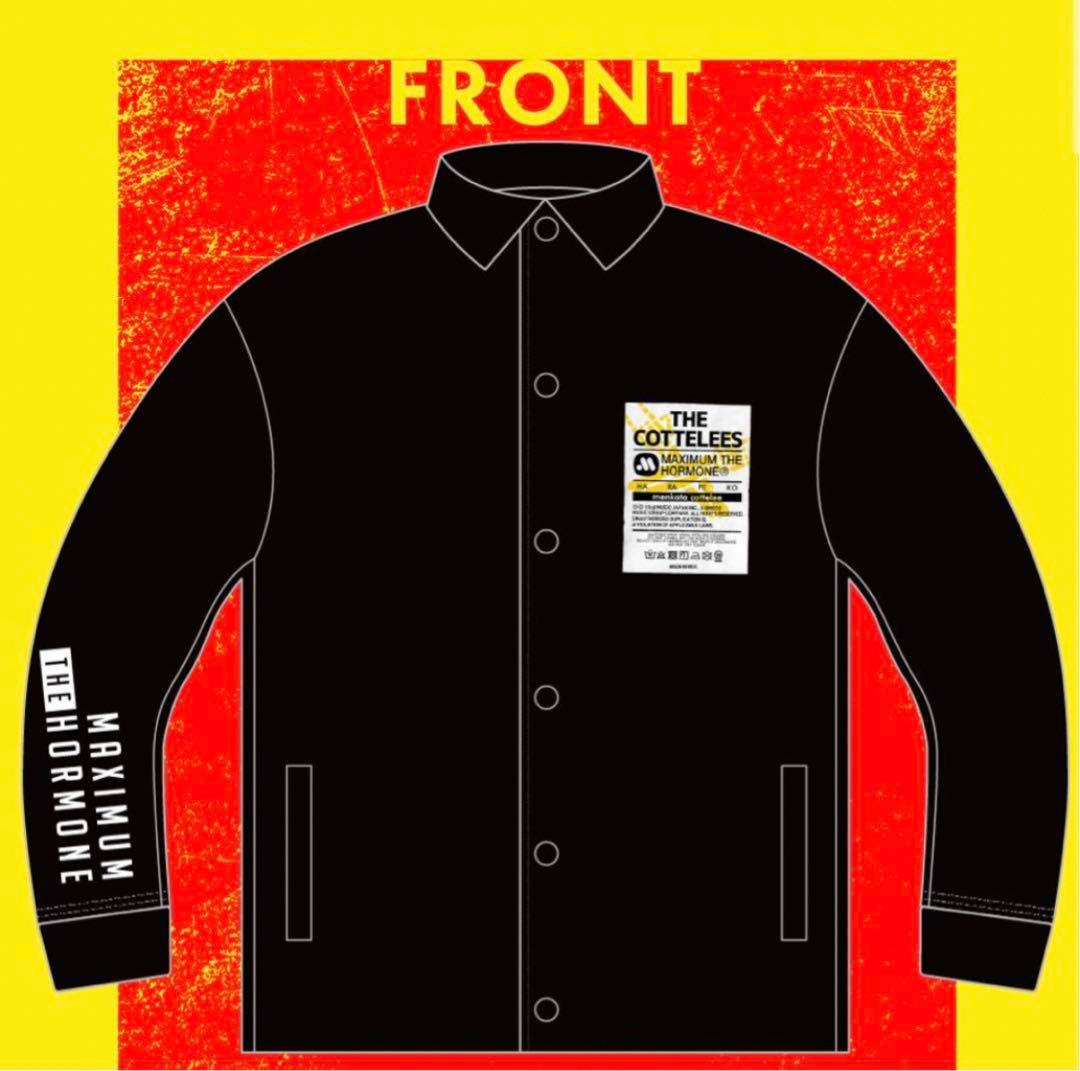 新品】マキシマムザホルモン コーチジャケット 新作 L コッテリズン