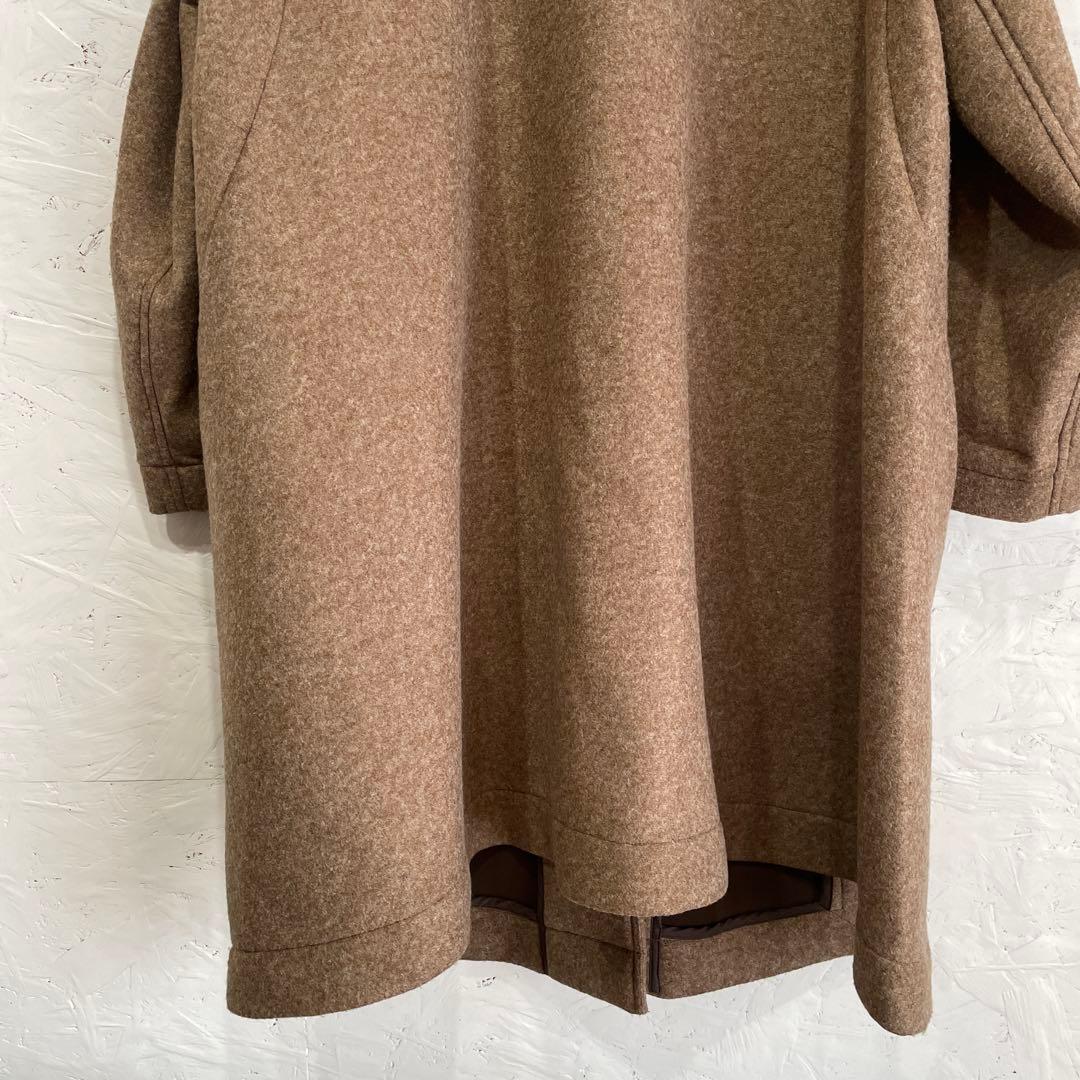 HENRIK VIBSKOV】ボンディングオーバーサイズコート ブラウン M