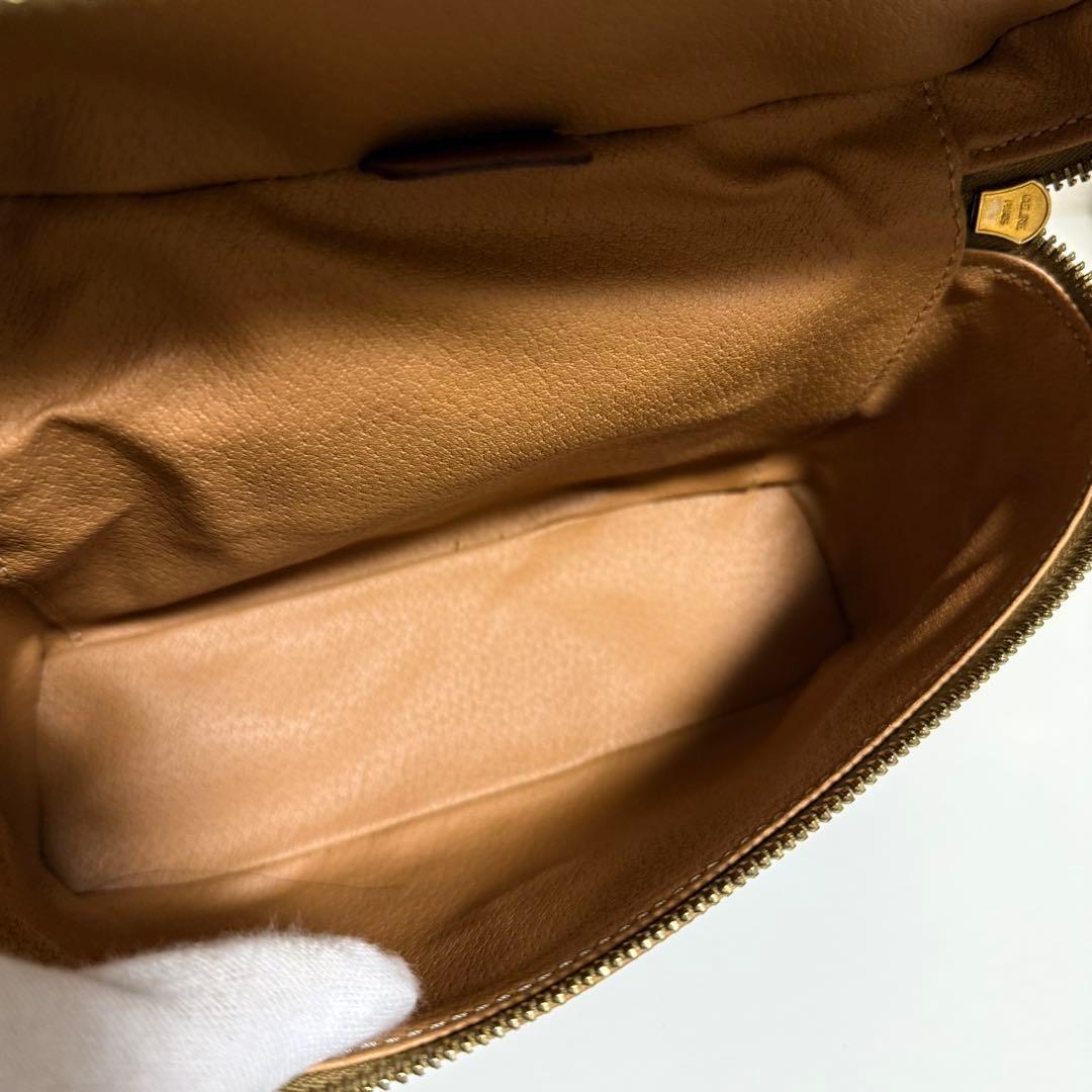 CELINE セリーヌ マカダム柄 バニティバッグ