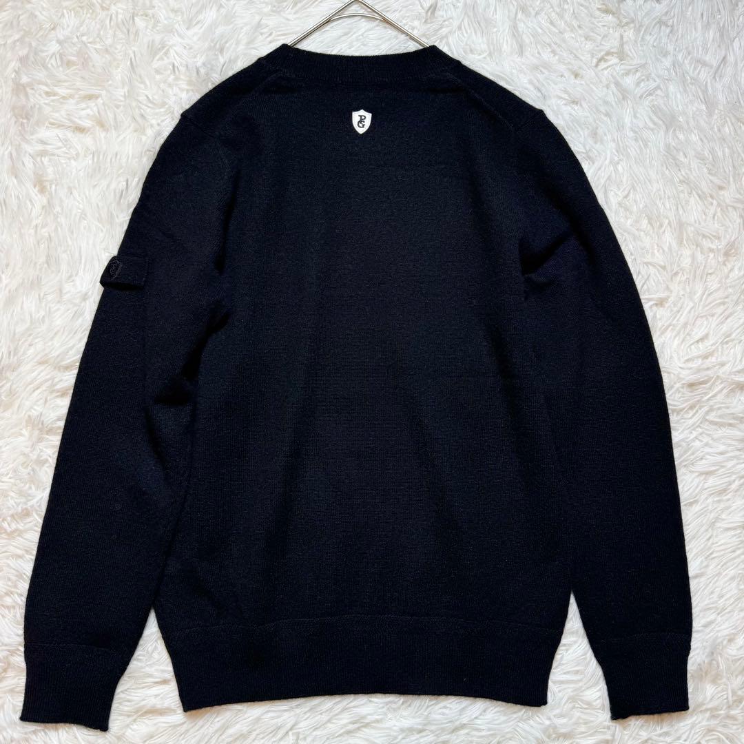 のんたろう様未使用級 パーリーゲイツ カシミヤ100% ニット セーター ロゴ刺