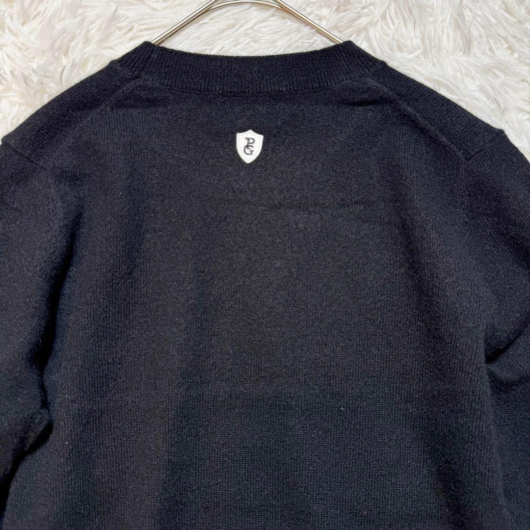 のんたろう様未使用級 パーリーゲイツ カシミヤ100% ニット セーター ロゴ刺