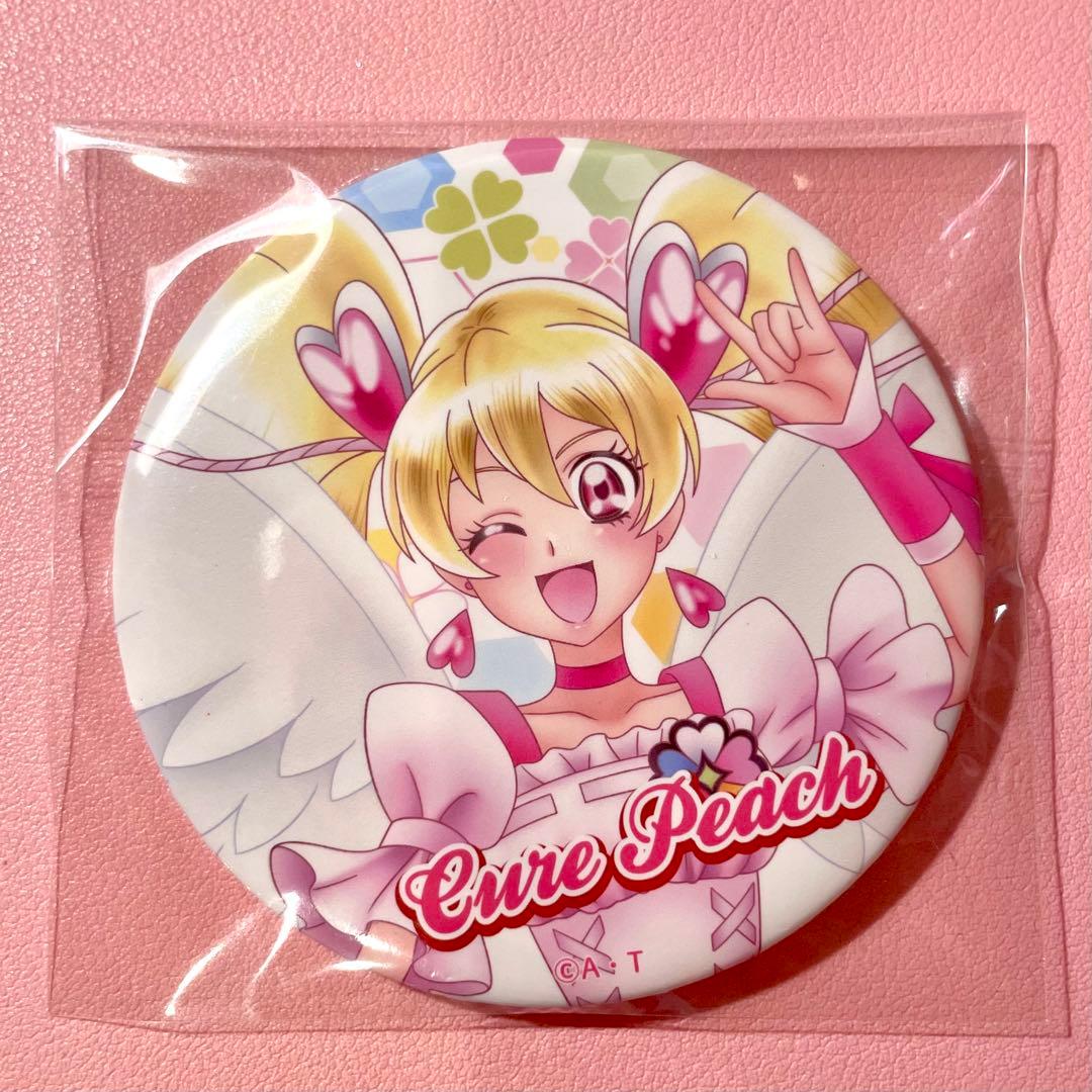 フレッシュプリキュア 全プリキュア展 主人公缶バッジ キュアピーチ
