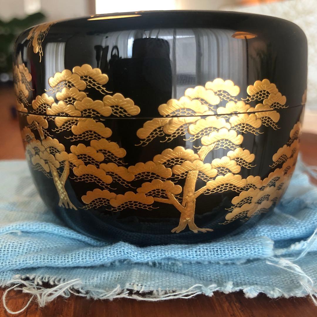 茶道具 平棗 一斉 金蒔絵